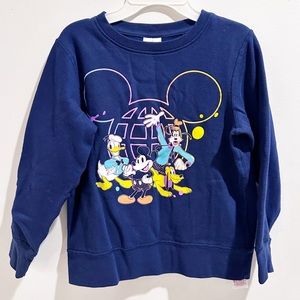 Girls medium Mickey and Friends Disney blue sweatshirt